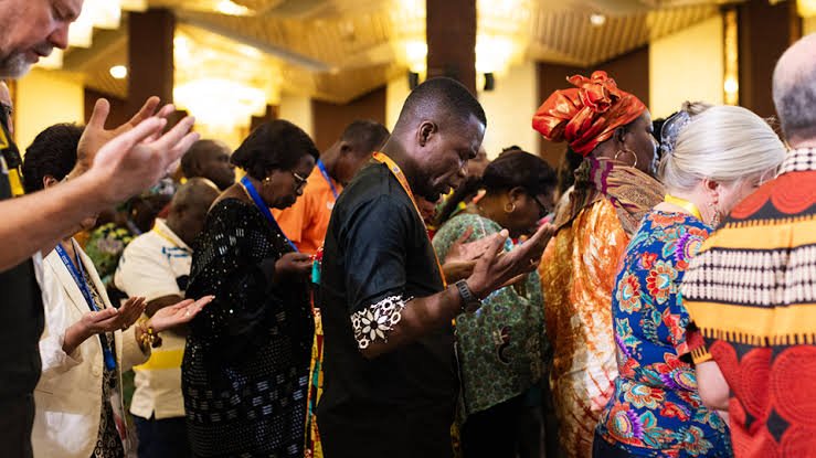 Ghanaian women at a community gathering